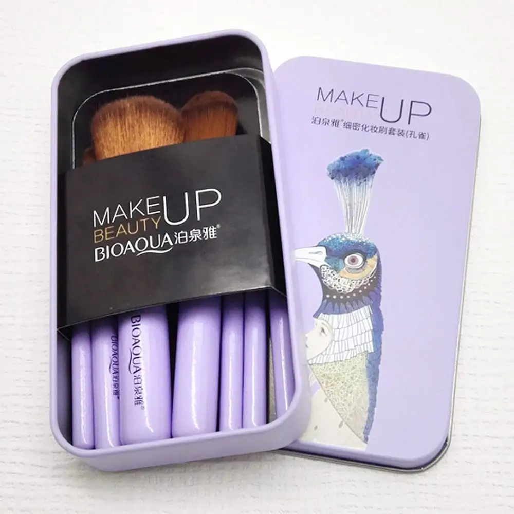 Новинка 7 шт. брендовые кисти для макияжа лица кисть румян пудры основы