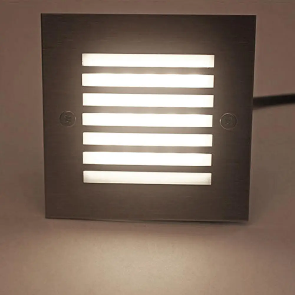 Светодиодный светильник с квадратной лестницей коридором боковой стенкой