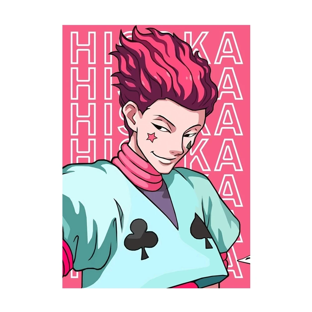 

Home Decoration Canvas Hisoka Japanese Classic Anime Painting Wall Art Poster Modular Picture No Frame For Bedside Background