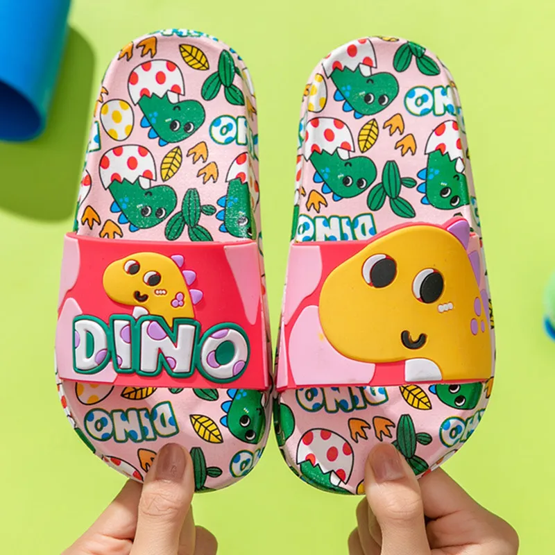 

Printed Slides Home Outdoor Beach Children Slippers Soft Sole New Arrivals 2021 Cute Summer Shoes Kids Slippers for Girls Boys