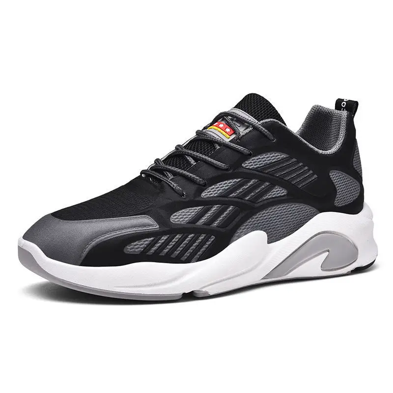 

2021 Brand New Men's Lace-up Shoes Korean Fashion Casual Sports Running Shoes Mesh Student Breathable Man Shoes Outdoor Sneakers