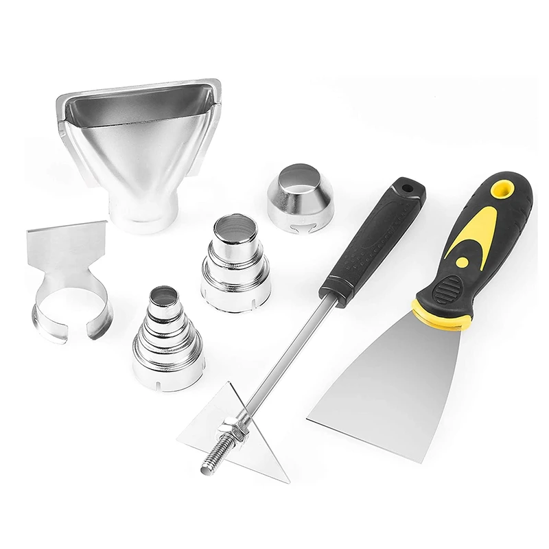 

Heat Tools Nozzles Kit Hot Air Tools Attachments 7 Pieces Metal Accessories Air Outlet Diameter 35Mm