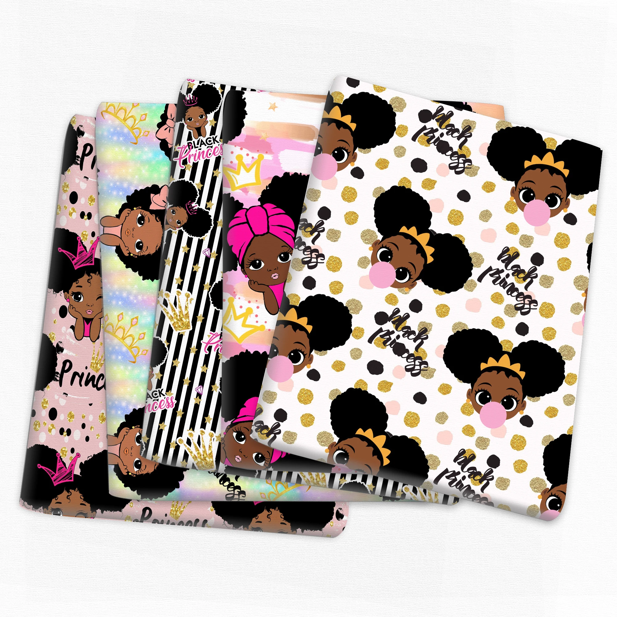

50*145cm Girl Patchwork Printed Polyester Cotton Fabric for Tissue Sewing Quilting Fabrics Needlework Material DIY,c14206