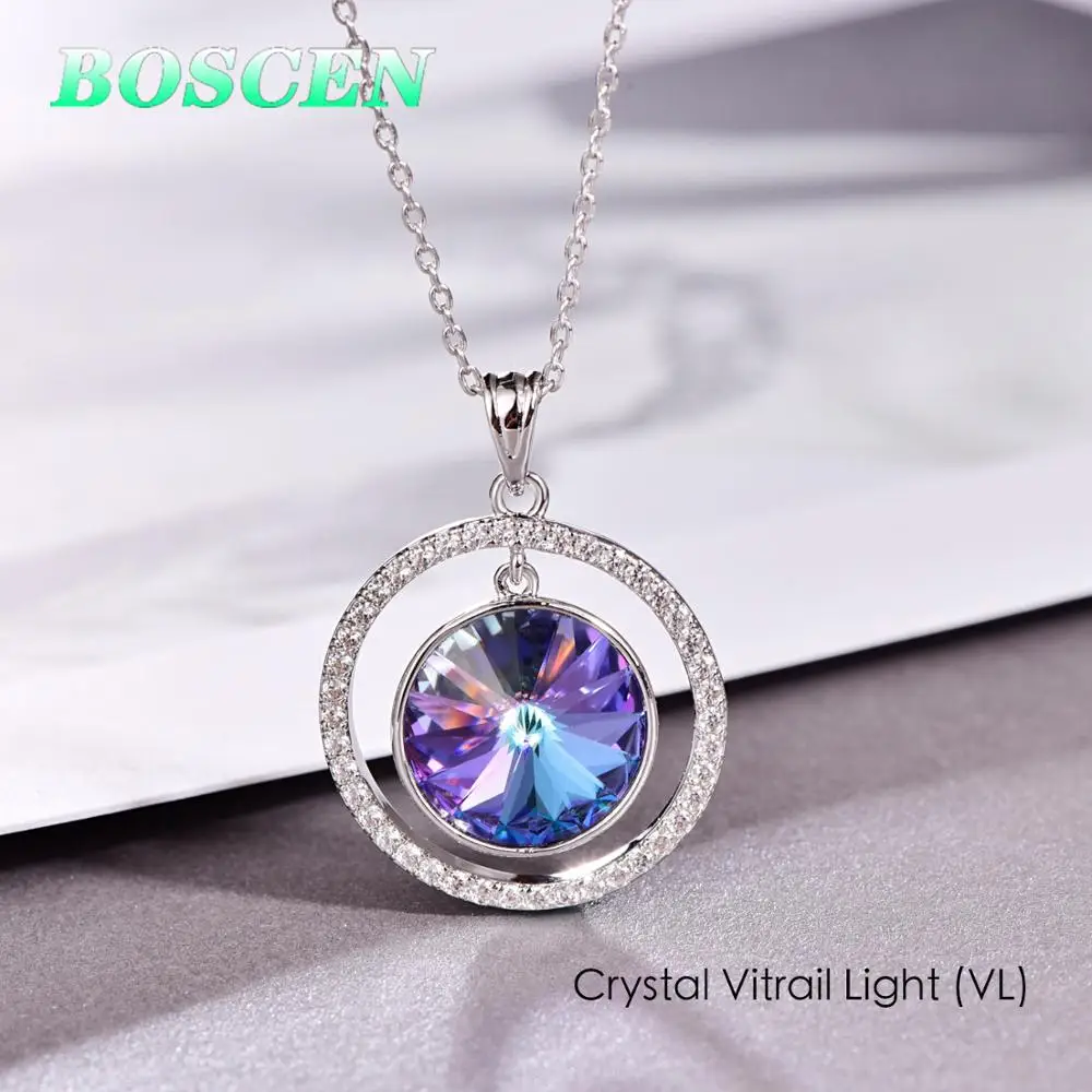 Ожерелье с подвеской BOSCEN для женщин подарок на день рождения День Святого