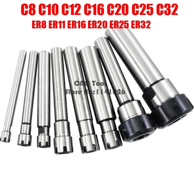 Держатель цангового патрона C8 C10 C12 C16 C20 C25 C32 ER8 ER11 ER16 ER20 ER25 ER32 100L 150L|Держатель