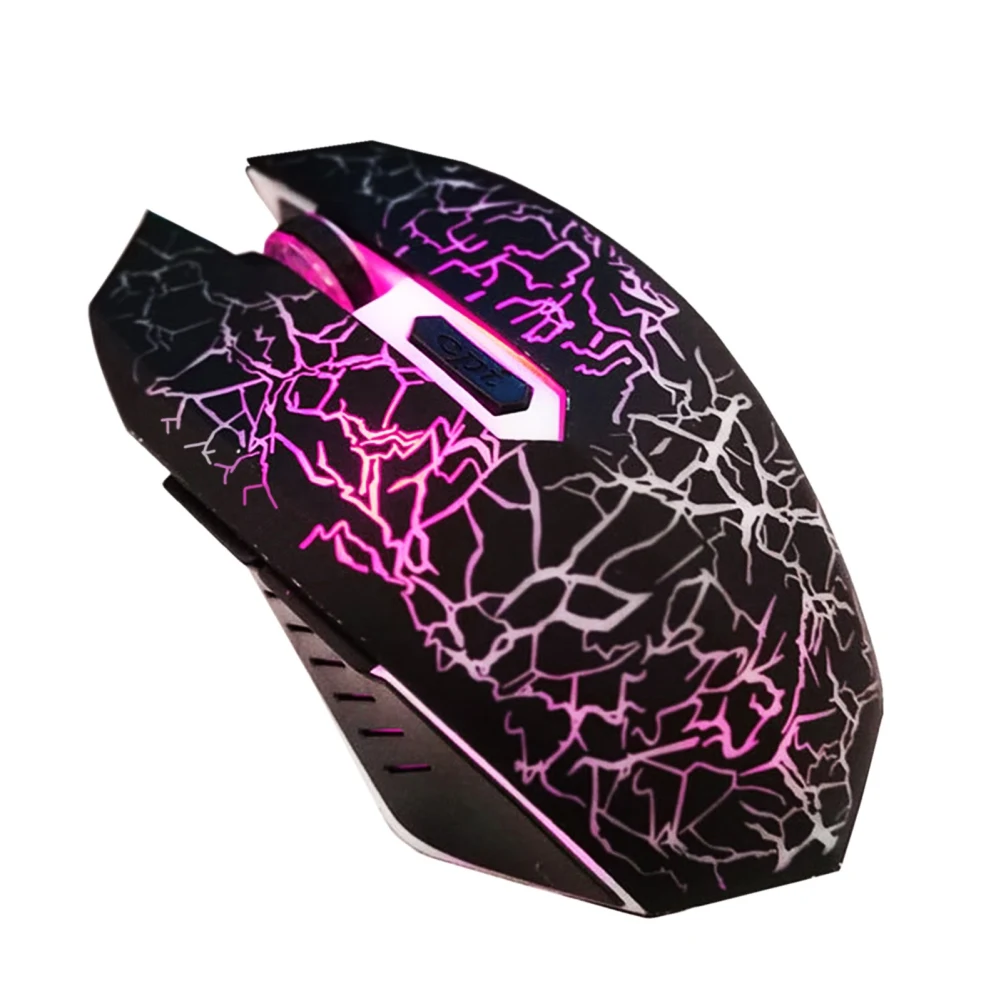 

Wired Game Mouse Gaming Programming Mouse USB Optical Mobile Mouse Four-Color Breathing Light