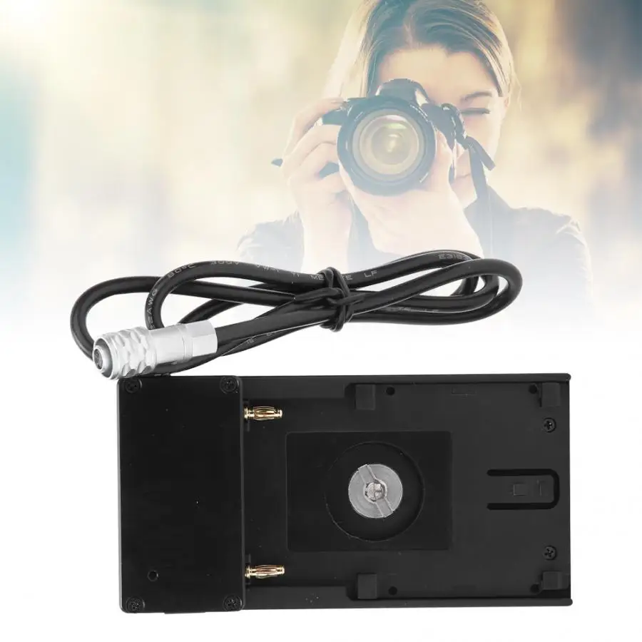 Базовый держатель крепления адаптерной пластины для камеры BMPCC 4K с батареями NP-F970, NP-750, NP-F550.