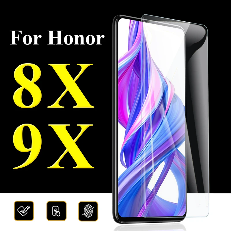 Закаленное стекло на Honor 9X протектор экрана для Huawei 8X X9 X8 Защитная Броня Huawey 8 9 X