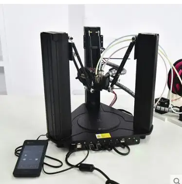 Параллельный delta смешанные цвета 3D принтер настольный высокая точность домашнего студенческого образования diy промышленности