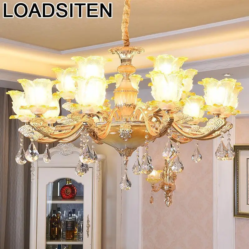 Винтажный светильник скандинавский блеск лампадари современный подвесной