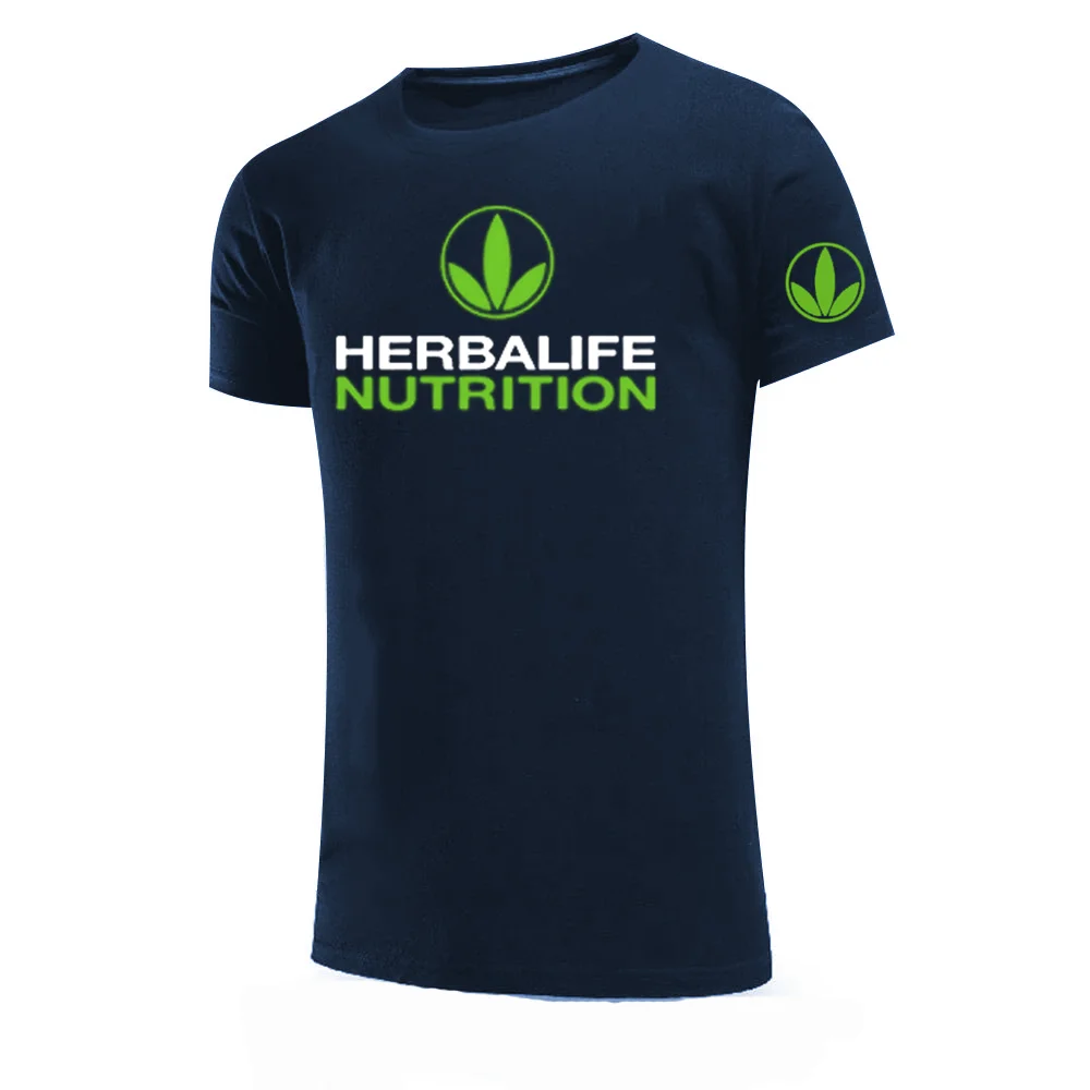Футболка Herbalife Nutrition мужская с коротким рукавом Модная хлопковая рубашка