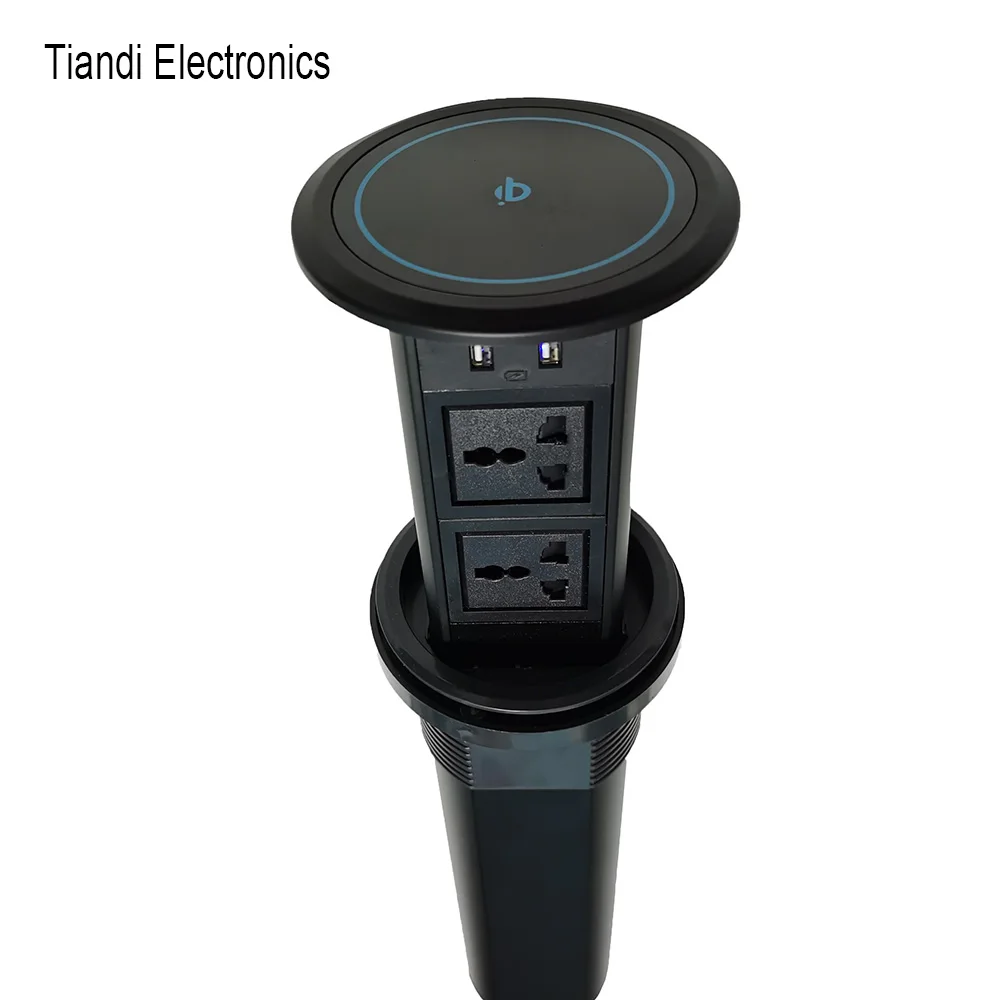 USB-розетка с беспроводной зарядкой для дома и офиса переходник вилкой Стандарта