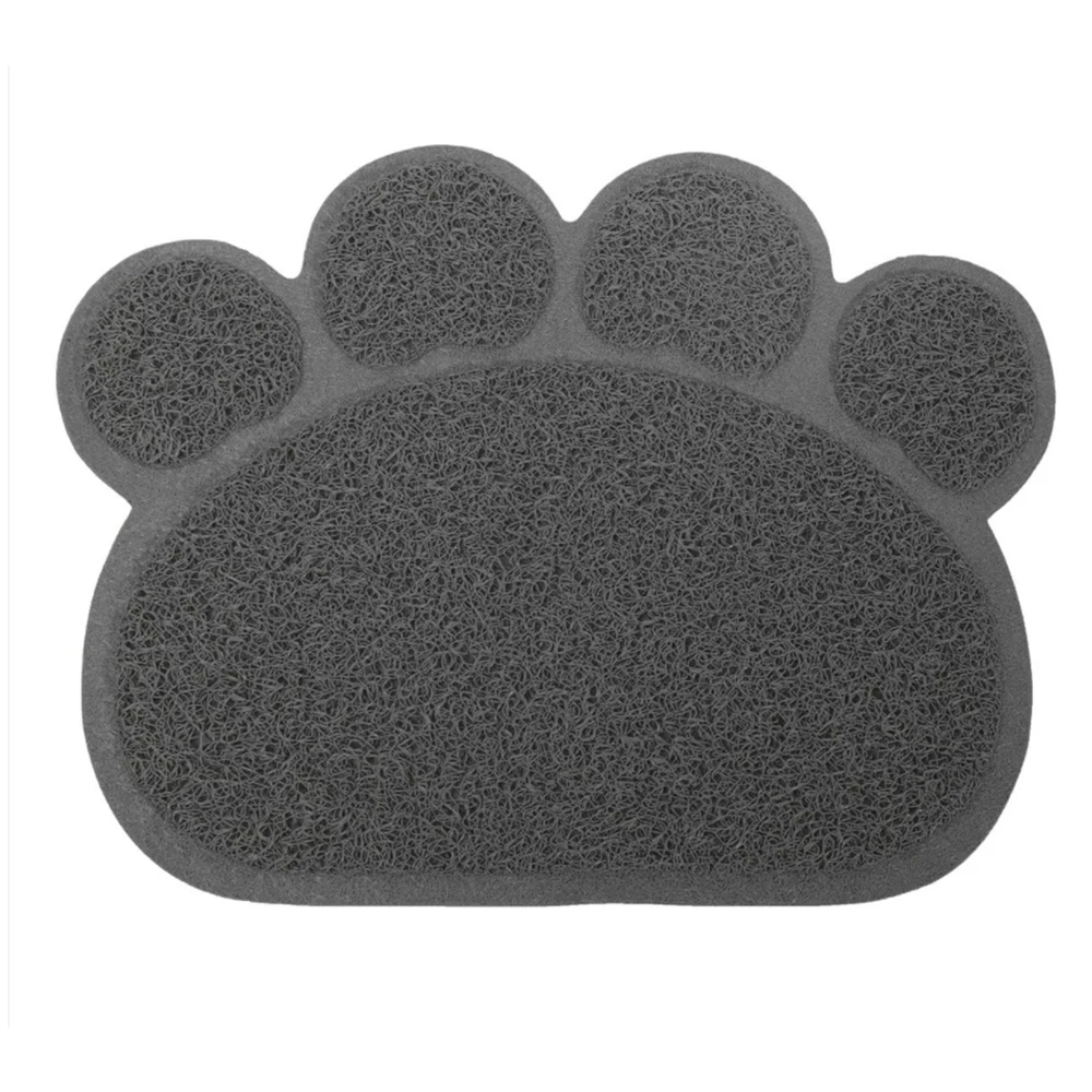 

New Fashion Paw Shape Placemat Pet Dog Cat Puppy PVC Placemat Washable Dish Bowl Feeding Food Mat Litter Tray Wipe Clean Pad