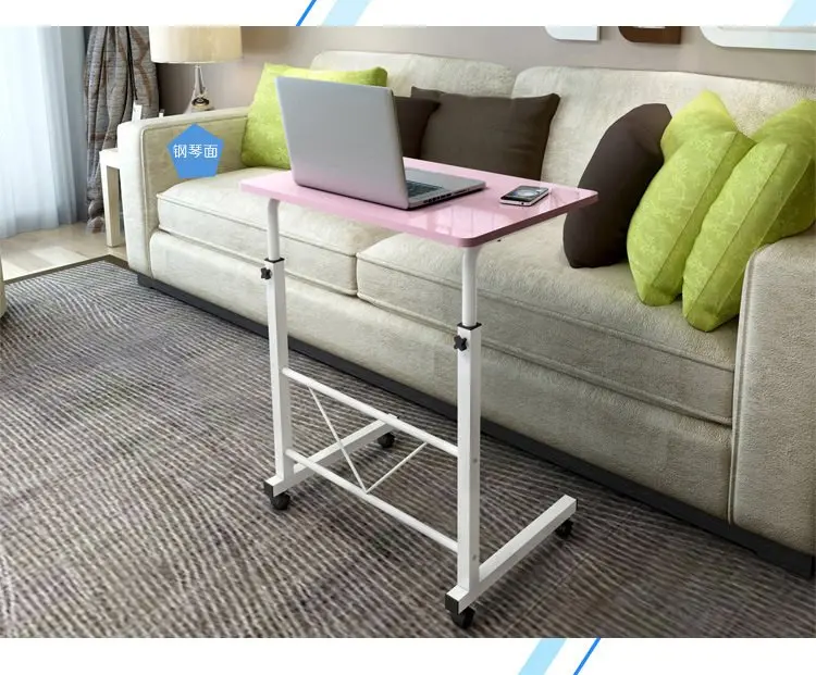 Notebook computer desk bed learning with household lifting folding mobile bedside table Home Writing Desktop Computer Desk | Мебель