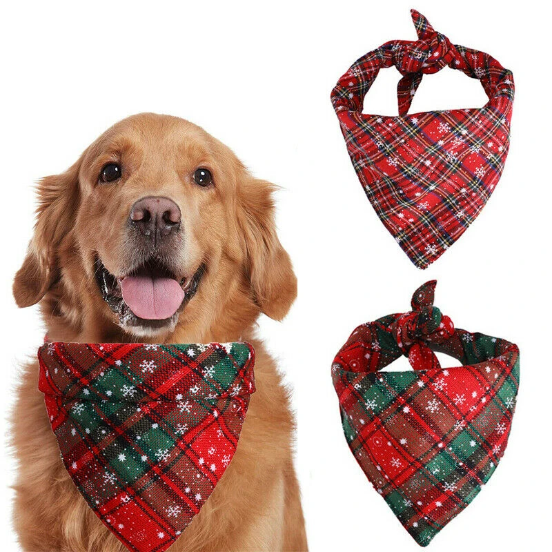 1 шт. Рождественский Регулируемый шейный ошейник для собак кошек щенков повязка