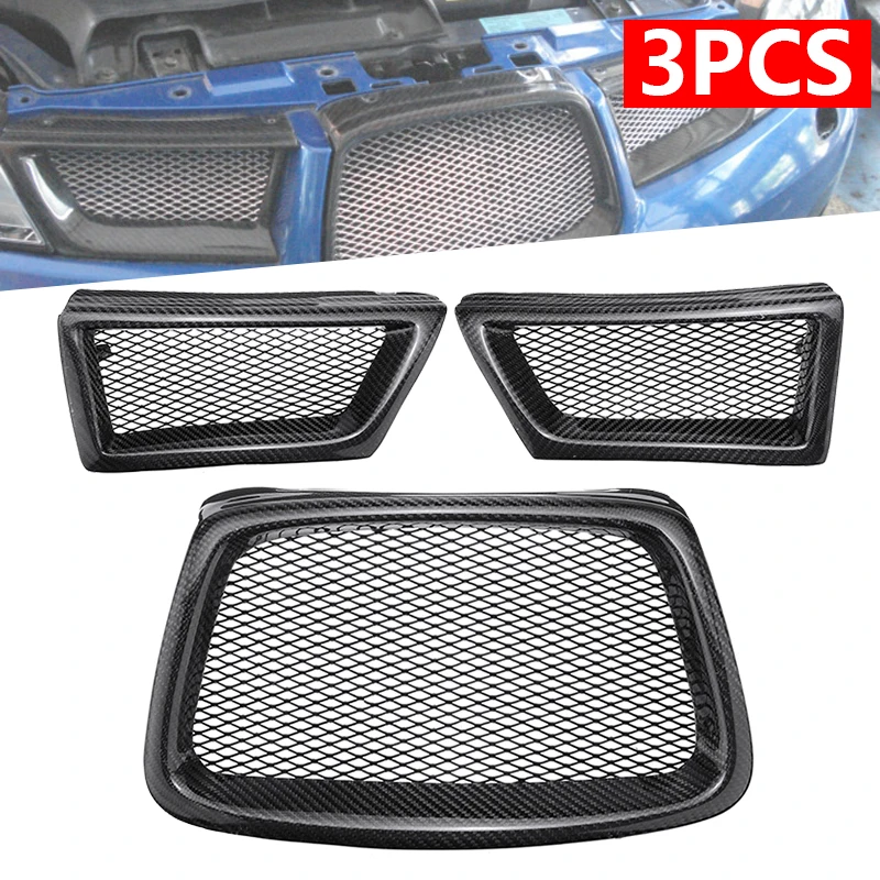 Для Subaru 3 шт./компл. Высококачественная решетка из углеродного волокна W28012 для