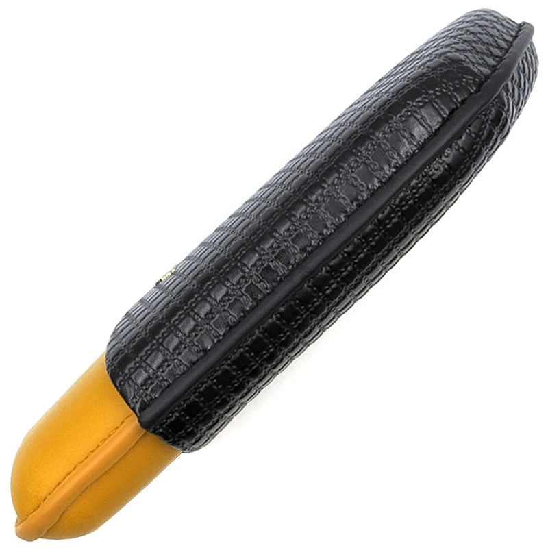 Чехол для сигарет COHIBA черный и желтый кожаный чехол трубка сигары с гигрометром