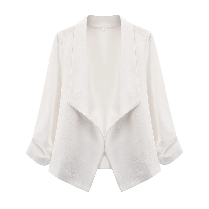 

Women Spring Autumn Solid Color Fashion Office Lady Blazers Female Loose Casual New Coat Ladies High Street Brand Suits ML981