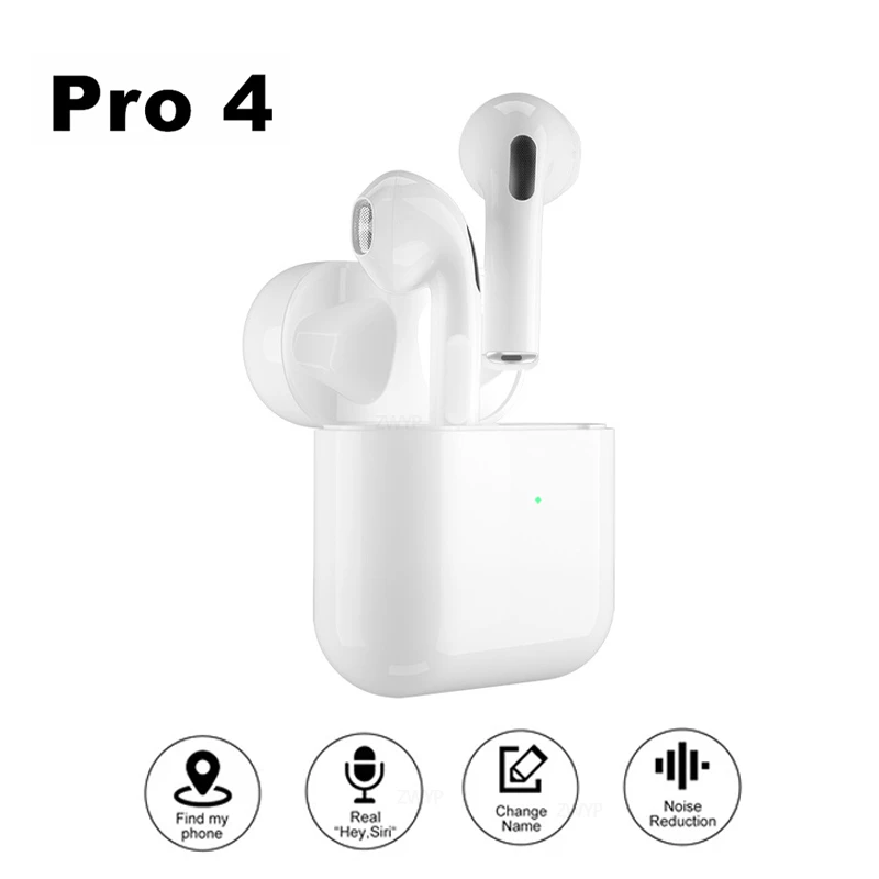 

TWS Air Pro 4 5 Bluetooth Earphones 9D Stereo Wireless Headphone In-Ear HiFi Earbuds Hands-Free Headset With Microphone PK i12