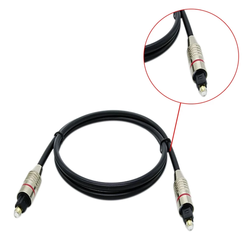 

Digital Optical Fiber Audio Cable Adapter SPDIF Subwoofer Cable for Blue Ray PS3 DVD Speaker Amplifier 8M/26Ft