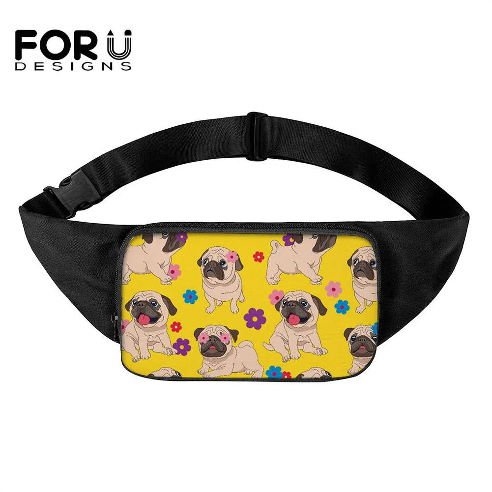 

FORUDESIGN Fashion Children's Bags Baby Boys Canvas Waist Pack Cute Dachshund Brand Design Ladies Waist Bags Tribal Design