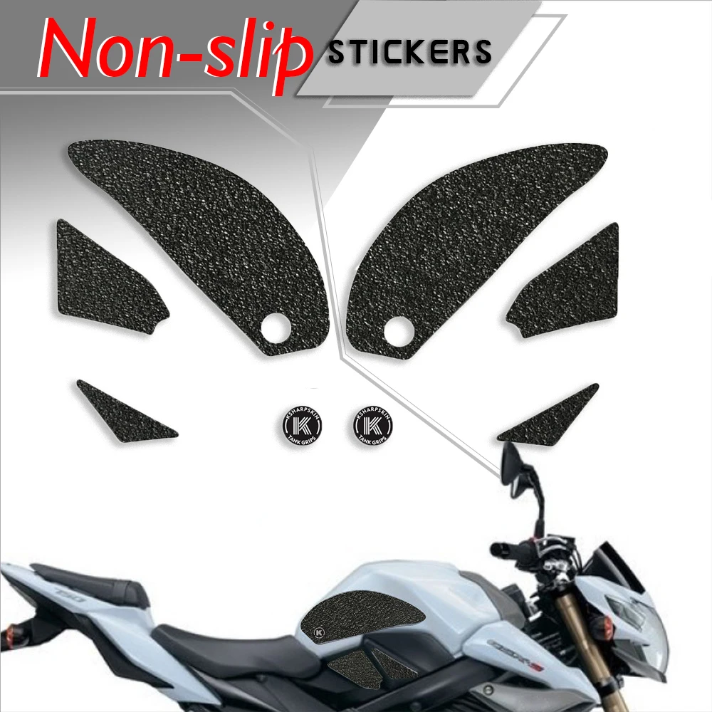 

Motorcycle tank grip fuel tank traction pad side knee grip friction protector sticker for SUZUKI 15-16 GSX-S750
