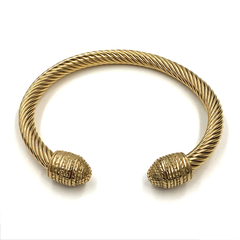 Gold style3 Бренд, мульти дизайн, витой кабель, провод, браслет, Винтаж, модные браслеты, Серебряный Браслет-манжета, уникальный дизайн, рождественский подарок - Окраска металла: Gold style3