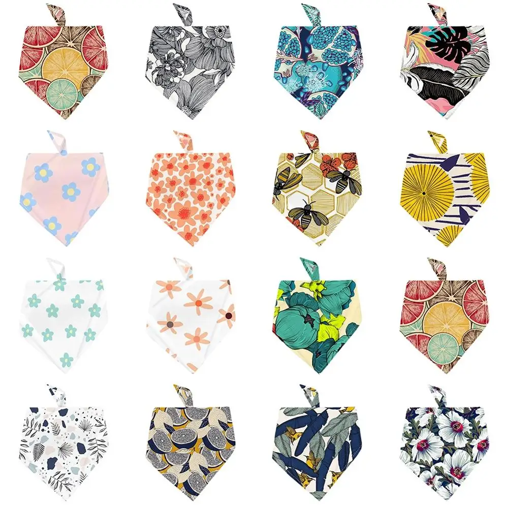 Бандана ошейник для домашних животных собак кошек мягкий шейный платок