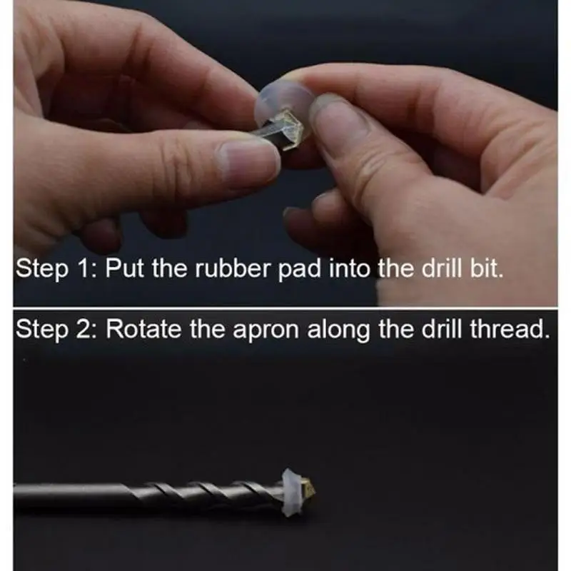 

Electric Hammer Drill Dust Cover Rubber Impact Hammer Drill Dust Collector Dustproof Device Power Tool Accessories
