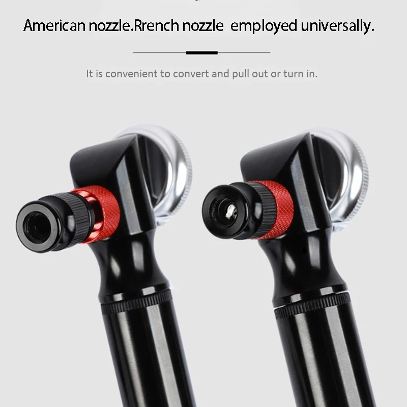 

WEST BIKING 300PSI Bicycle Pump Light and Portable with Accurate Barometer Bidirectional Pumping Cycling Accessories