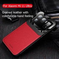 shockproof case for xiaomi mi 11 ultra leather pu mirror glass phone black cover for xiaomi mi 11 pro 11 lite retro cases