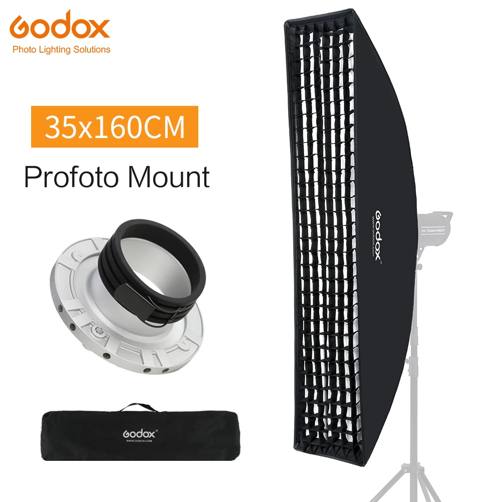 Godox 14 дюймов x 63 дюйма 35x160 см полоса Beehive фотография фотовспышка софтбокс