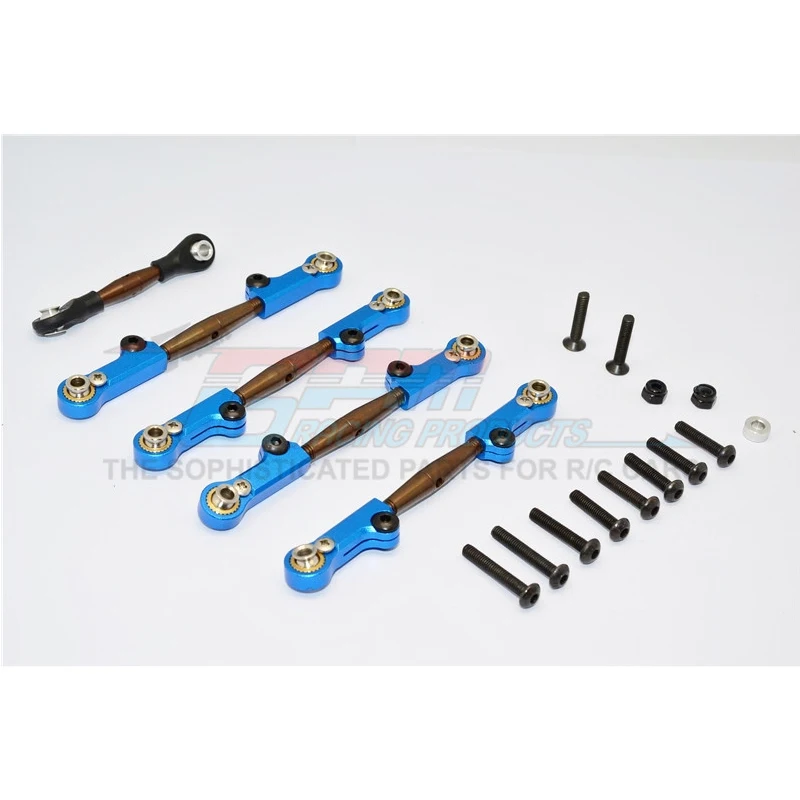 GPM SPRING STEEL COMPLETED ANTI-THREAD TIE ROD WITH ALUMINIUM ENDS For AXIAL YETI SCORE AX90068 RC Upgrade | Игрушки и хобби