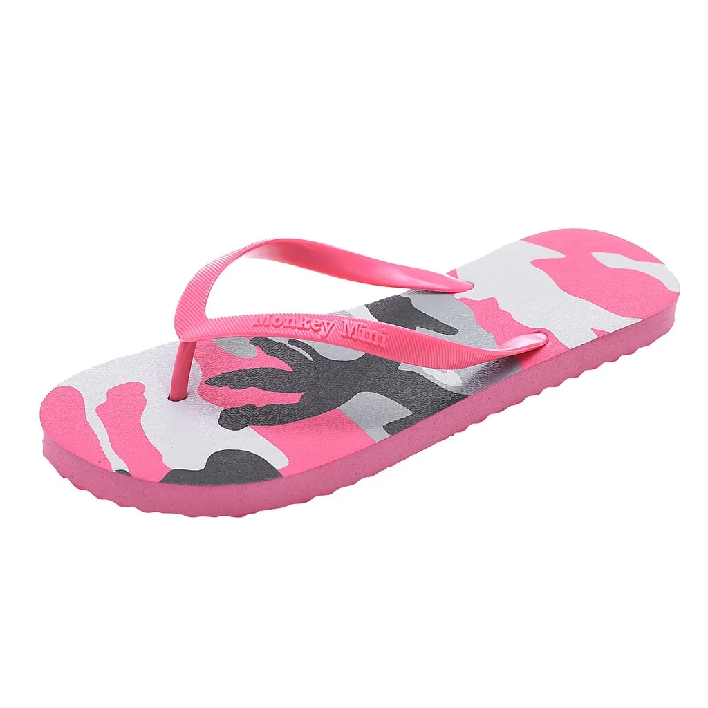 Камуфляжные женские домашние тапочки весна лето 2020 модные шлепанцы сандалии