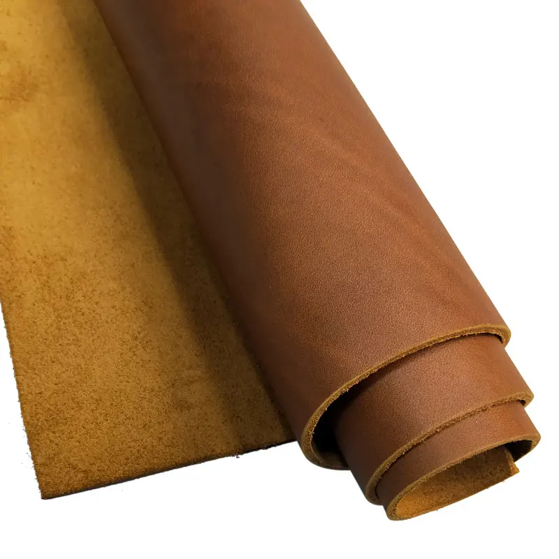 Полностью зернистая воловья кожа дубления кусок 2 0 мм Толстая натуральная первый
