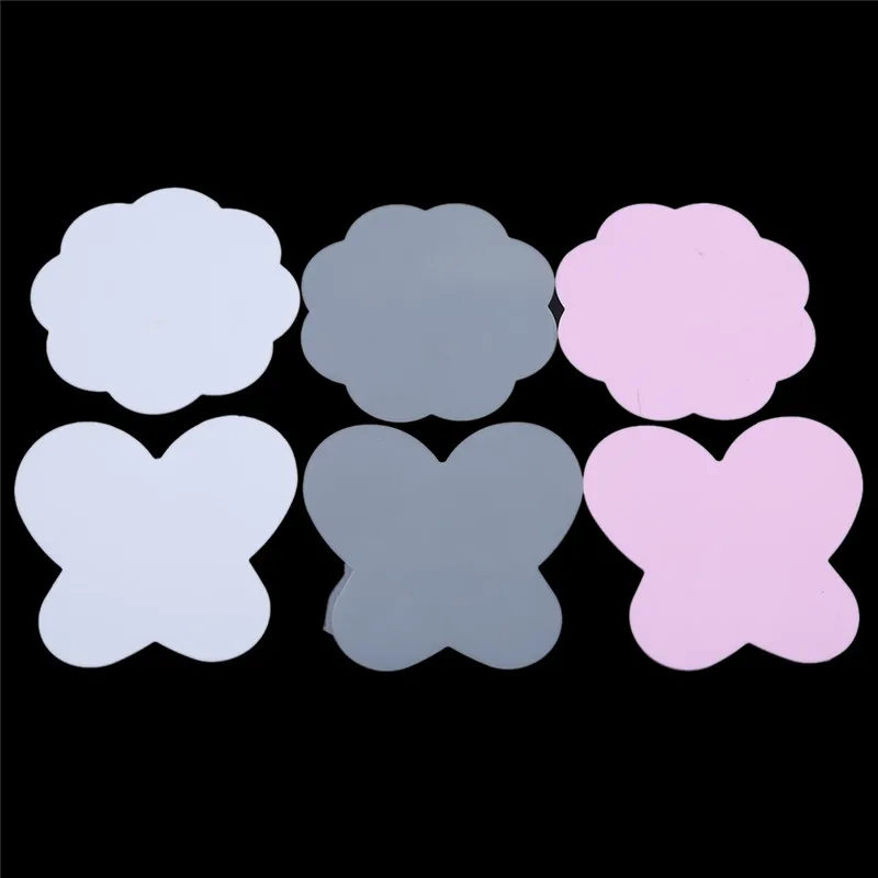 2 шт./компл. палитра цветов для дизайна ногтей складной и моющийся силиконовый