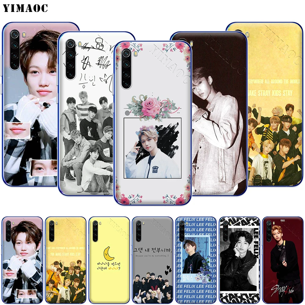 Чехол для телефона YIMAOC Stray Kids Felix Xiaomi Redmi Note 8 8A 7 6 5 5A Pro 4X 4A Prime Plus|Бамперы| |