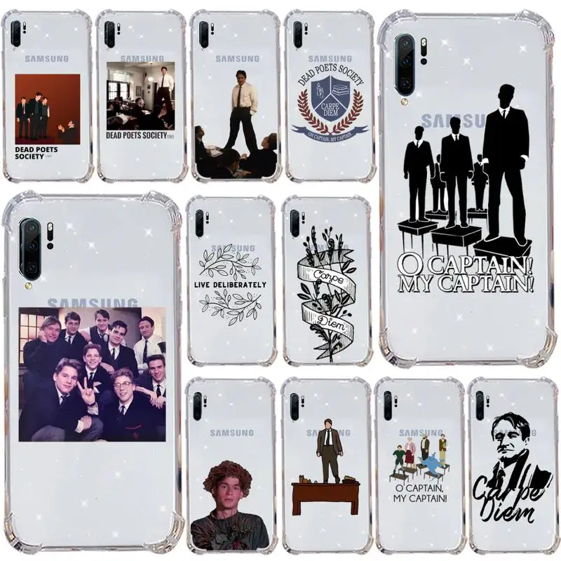 

Dead Poets Society Phone Case Samsung s9 s10 s20 Huawei honor P20 P30 P40 xiaomi note mi 8 9 pro lite plus mobile bags cover