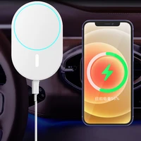 15w car vent mount magnetic wireless charger charger bracket holder for iphone 12 pro max mini iphone12 series fast charging