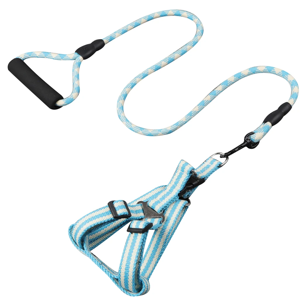 

Portable Dog Leash Harness Cotton Round Traction Rope Pet Leash Dog Walking Leash Pet Supplies For Small Medium-Sized Dog