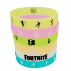 Светящиеся браслеты Fortnite, спортивные аксессуары, силиконовый браслет, флуоресцентный резиновый фитнес-браслет, декоративный браслет