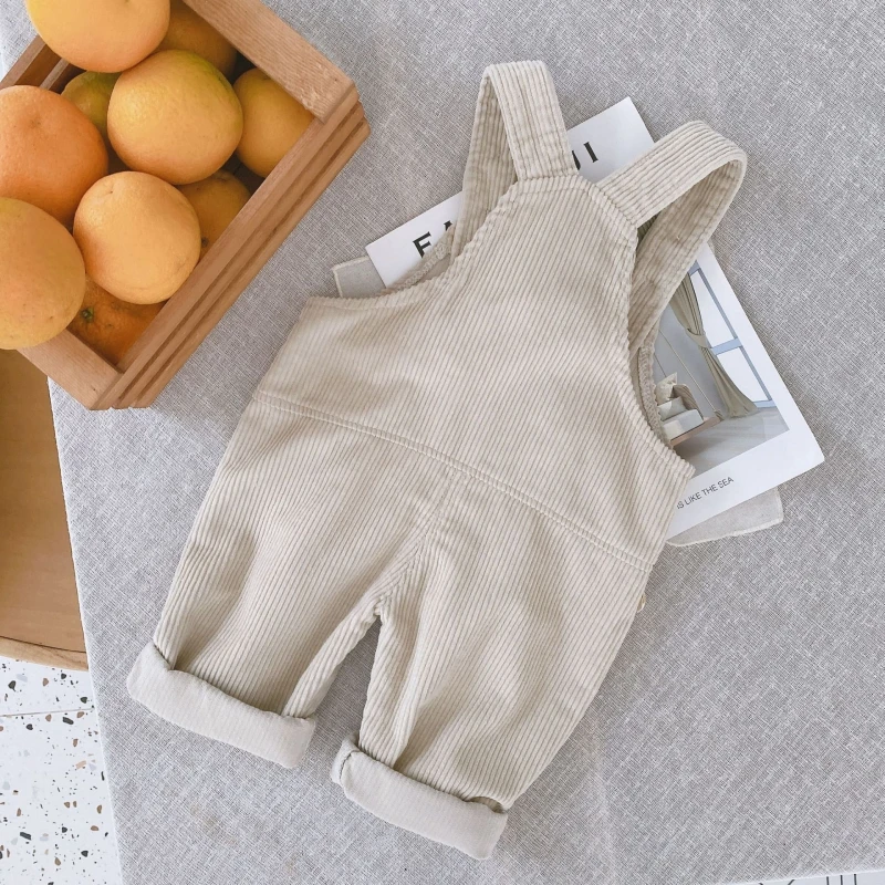 Детские длинные штаны для мальчиков джинсовые комбинезоны девочек Комбинезон