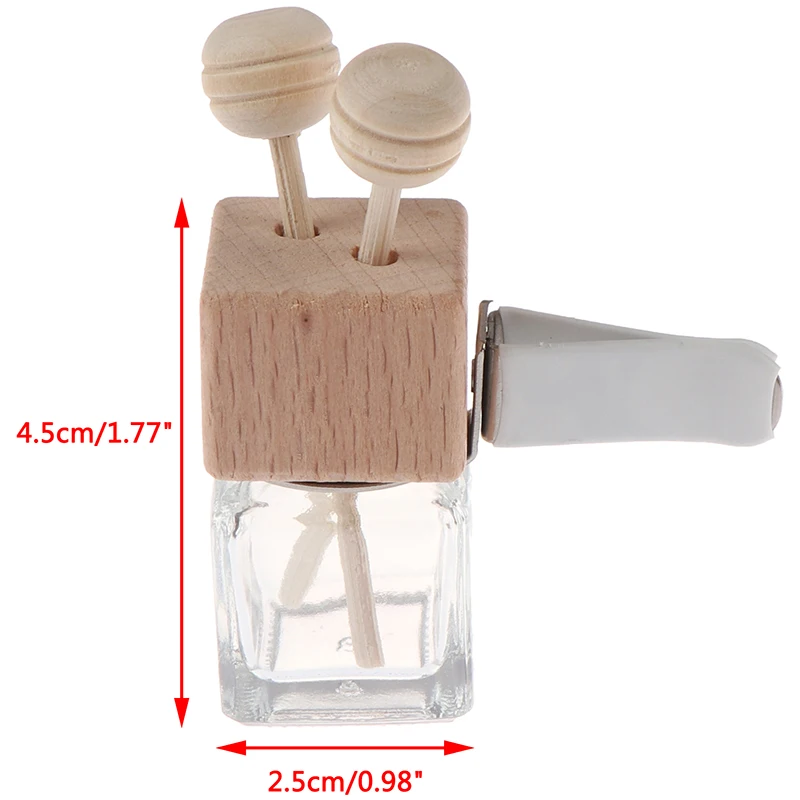 

Air Freshener Ornament Perfume Bottle Pendant Essential Oils Auto Car Perfume Bottle Hanging Glass Bottle Car-styling