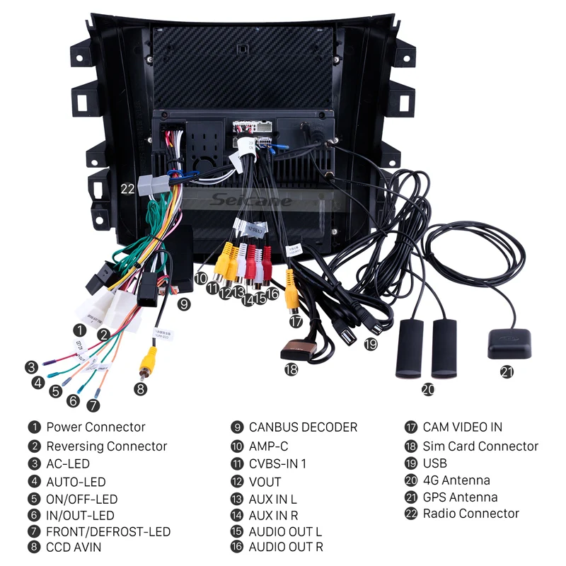Seicane 9," Android 9,1 Автомагнитола для Nissan NAVARA Terra с gps Navi системой Зеркало Ссылка wifi Поддержка 3g OBD2 DVR SWC