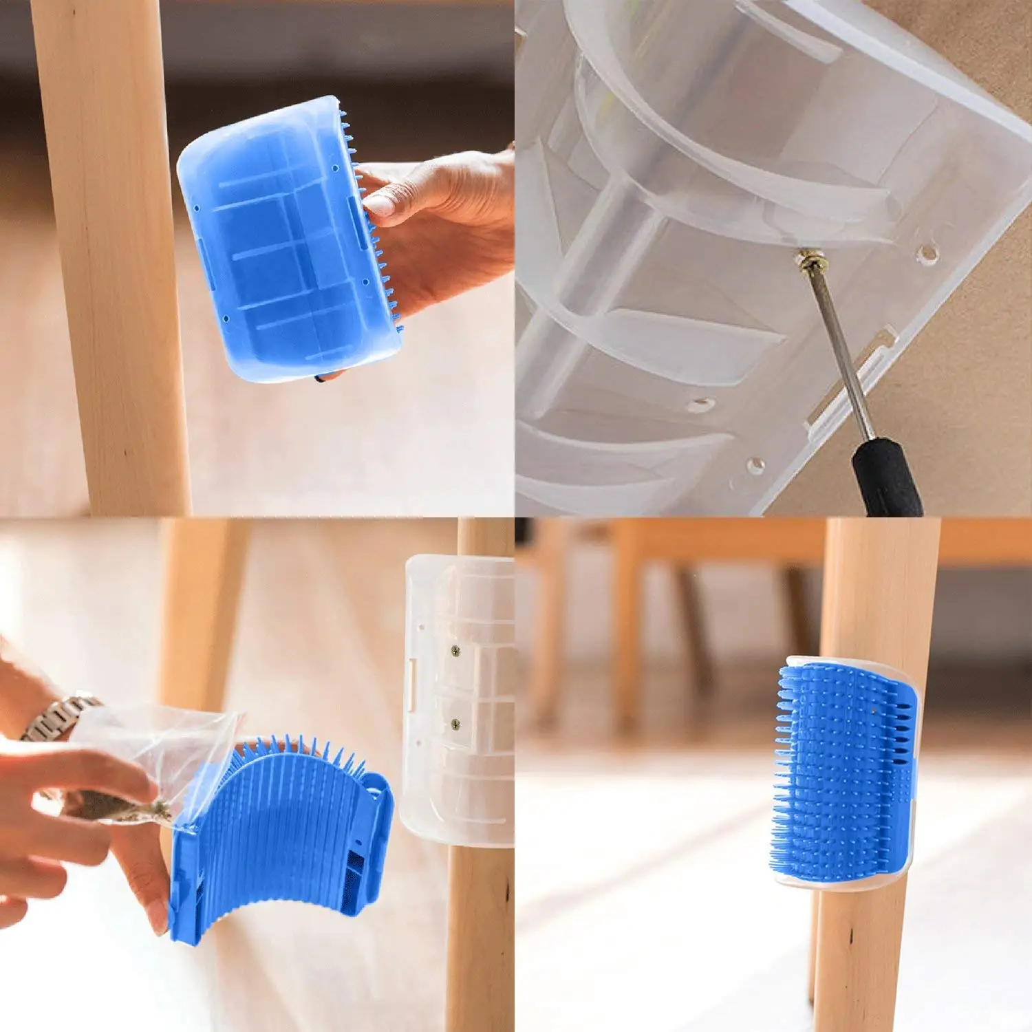 Разборная щетка для вычесывания шерсти и массажа домашних животных|Уход за