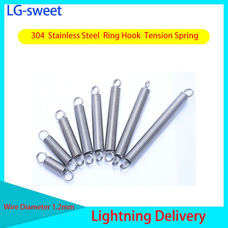 

Пружинный крючок из нержавеющей стали 304, диаметр проволоки 1,2 мм