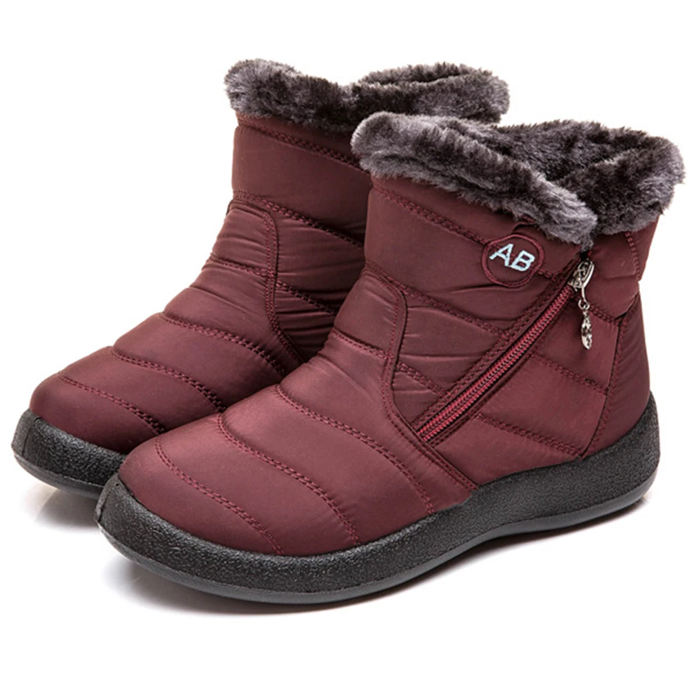 Женские ботинки водонепроницаемые зимние зимняя обувь женские повседневные