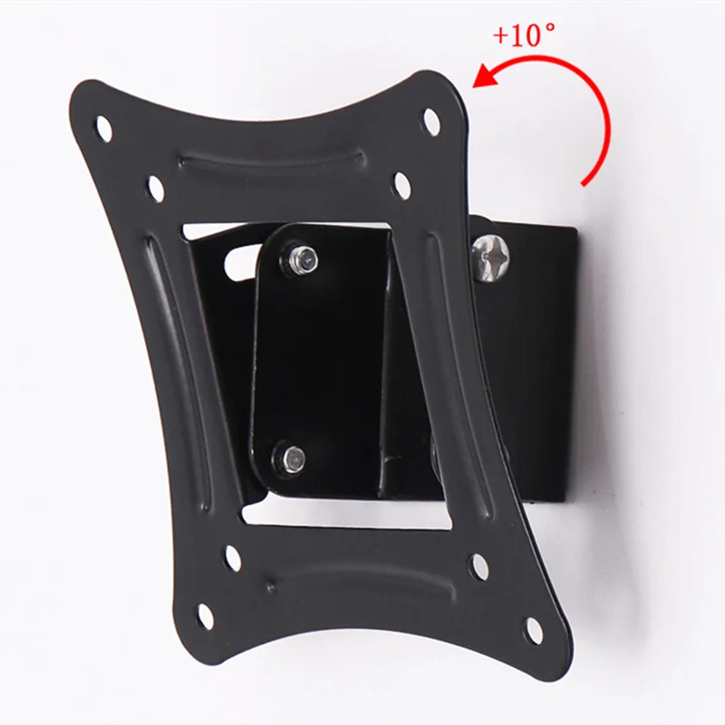 

Universal TV Wall Mount Bracket Fixed Flat Panel TV Frame Stand Holder 15 Degrees Tilt Angle for 14-27 Inch LCD LED Monitor