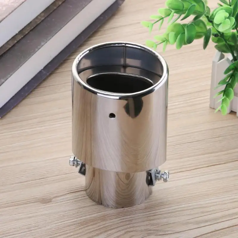 Наконечник глушителя из нержавеющей стали хромированный круглый наконечник