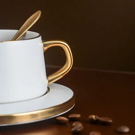 Роскошный кофейный набор Керамические домашние европейские маленькие